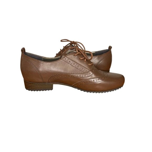 Josef Seibel Sabrina 11 Brown Leather Oxford Shoes Size 6/37 Comfortable - Picture 6 of 7